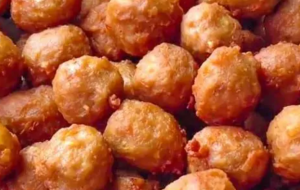 每日一款肉丸制作方法-油炸丸子配方和做法