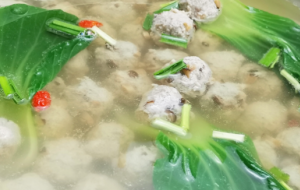 每日一款肉丸制作方法-清氽丸子配方和做法