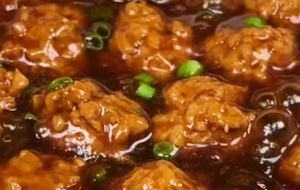 每日一款肉丸制作方法-鱼香藕香的肉丸子配方和做法
