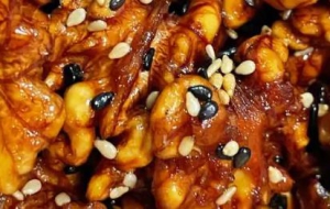 琥珀核桃仁核桃休闲食品的加工工艺流程