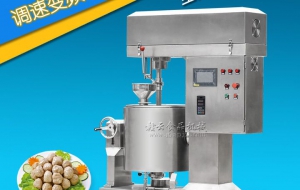 肉丸加工厂日产一吨用什么机器打浆，变频调速肉丸打浆机效果怎么样