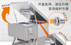 全自动多功能大型排骨开条切块机 半边小羊开条切块的机器