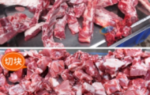 大型的排骨切块用什么机器合适 排骨切条机切块机